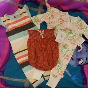 Nwt burts bees 6to9 month lot